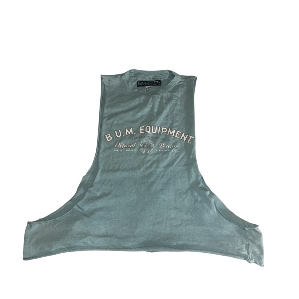 BUM Equipment Aqua Sleeveless Top 100% cotton